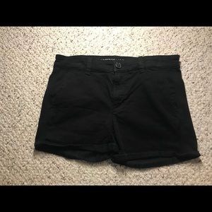 Black American Eagle Midi Shorts